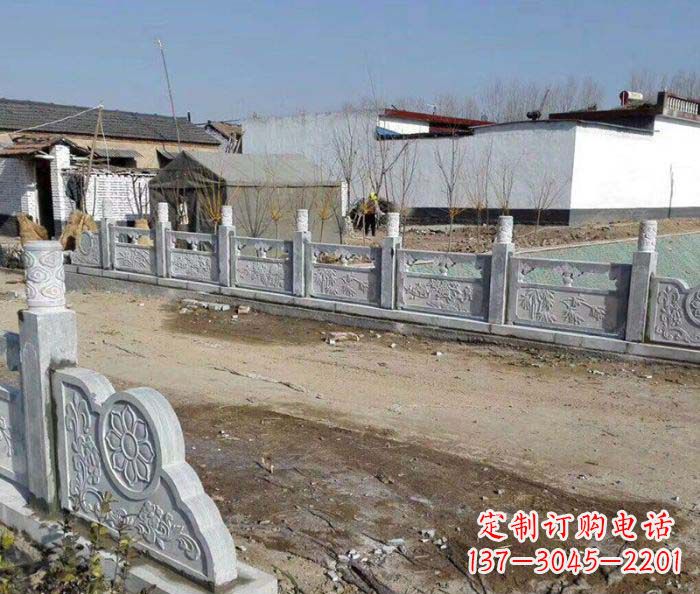 湖南园林景观仿古栏板石雕