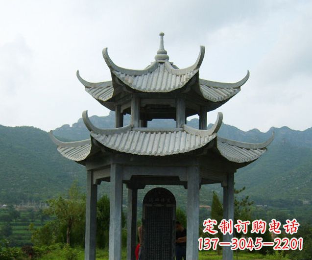 湖南园林景观仿古凉亭石雕