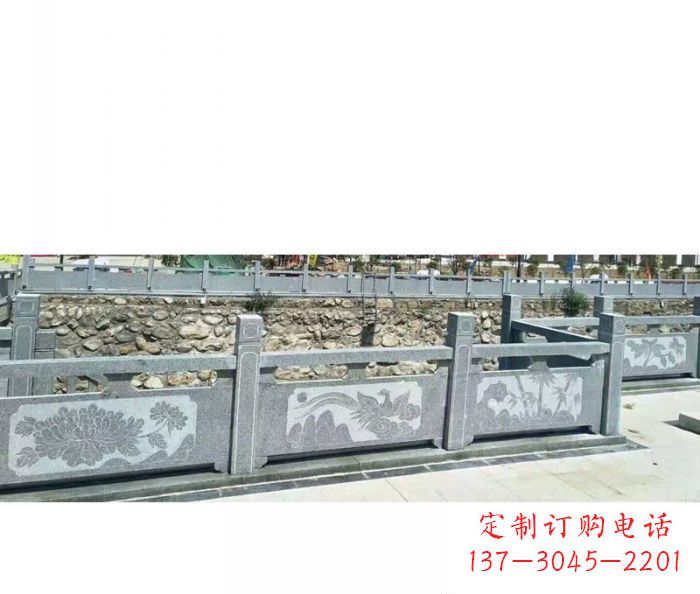 湖南园林景观仿古石雕栏板 (5)