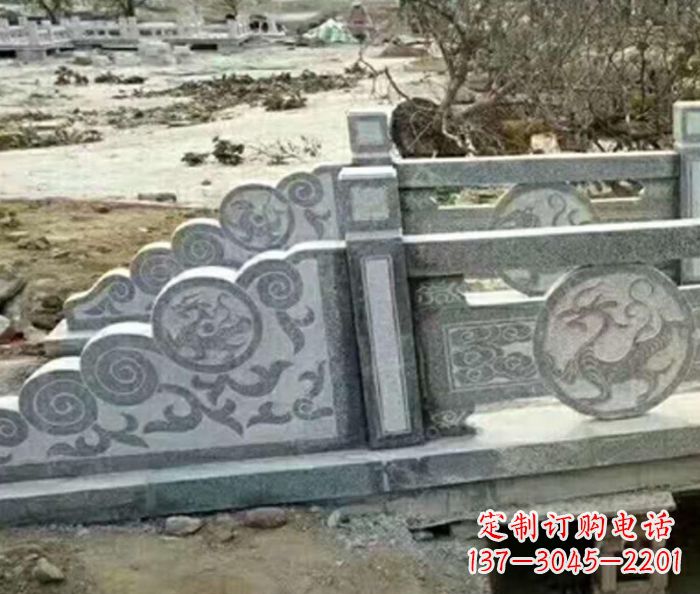 湖南园林景观仿古石雕栏板 (10)