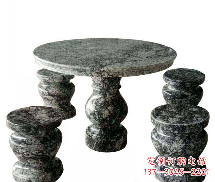 湖南园林景观圆形石桌凳