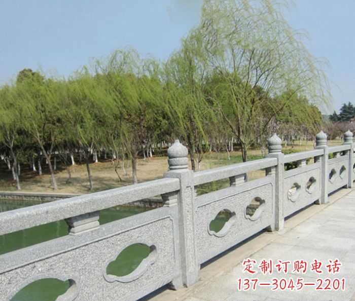 湖南园林景观真山桥石雕栏板