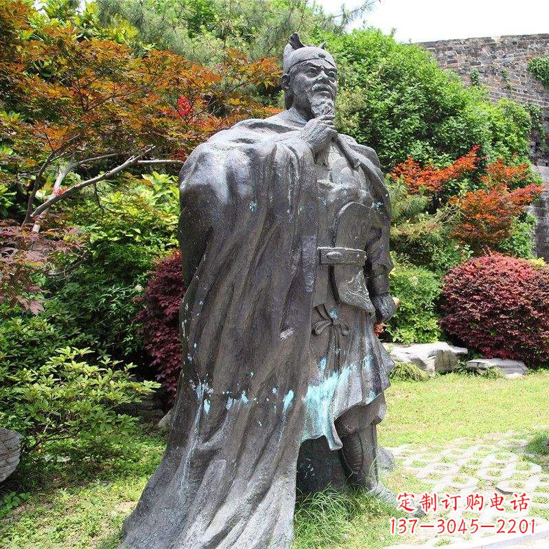 湖南园林历史人物明太祖朱元璋雕塑