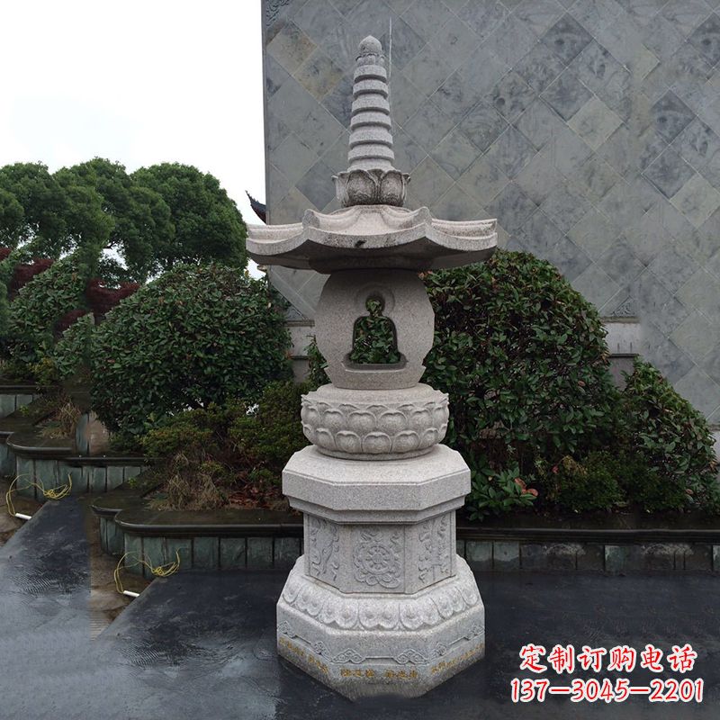 湖南园林石雕灯笼