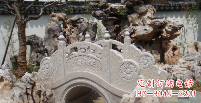 湖南园林小型石拱桥