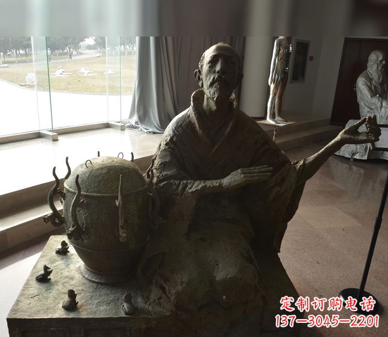 湖南张衡铜雕