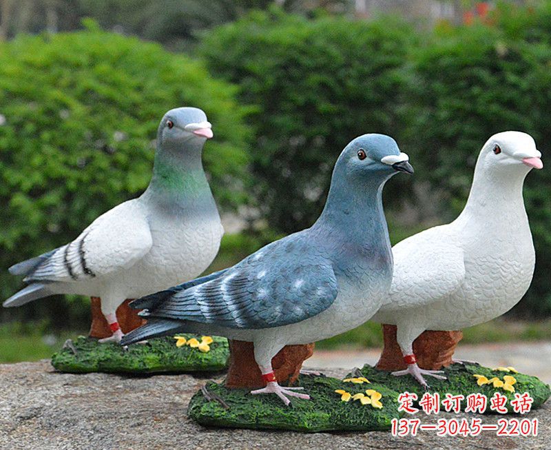 湖南长春和平鸽雕塑