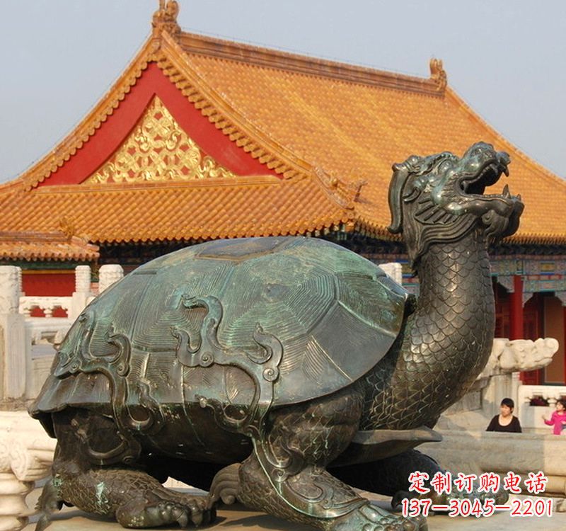 湖南招财龙龟铜雕塑