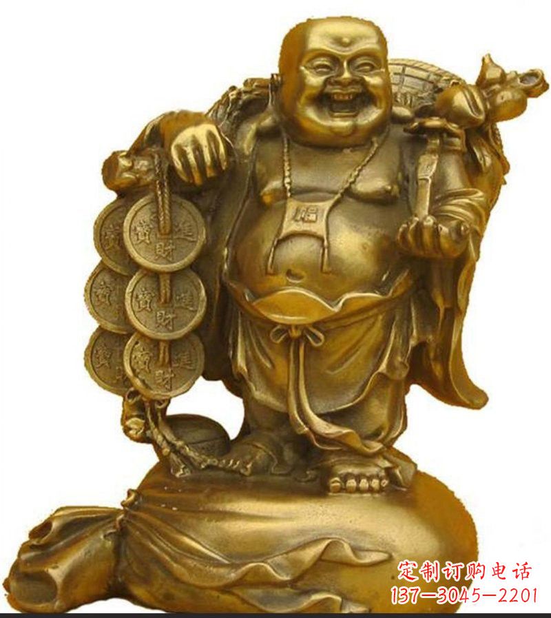湖南招财弥勒佛铜雕