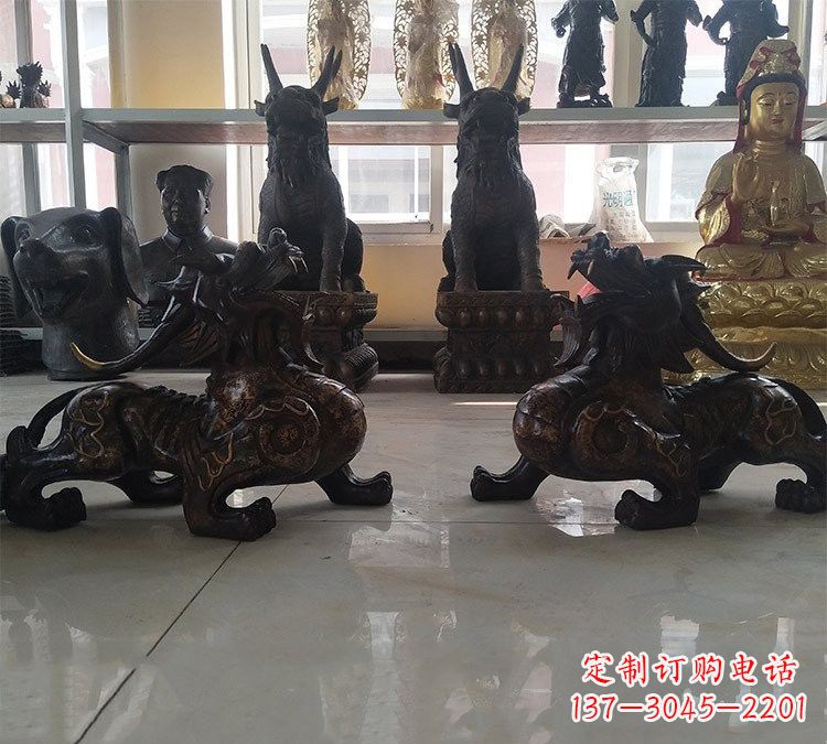 湖南招财辟邪貔貅铜雕