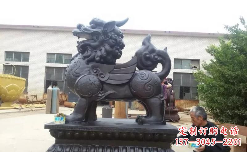 湖南招财神兽貔貅铜雕