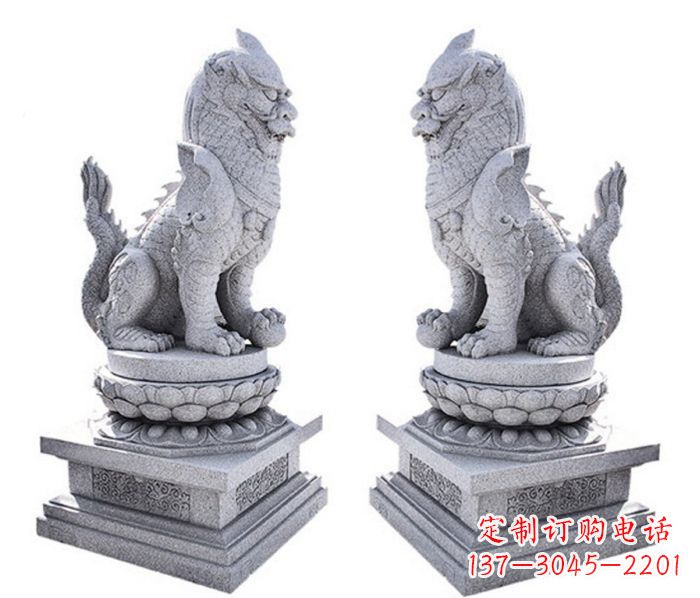 湖南招财神兽麒麟石雕
