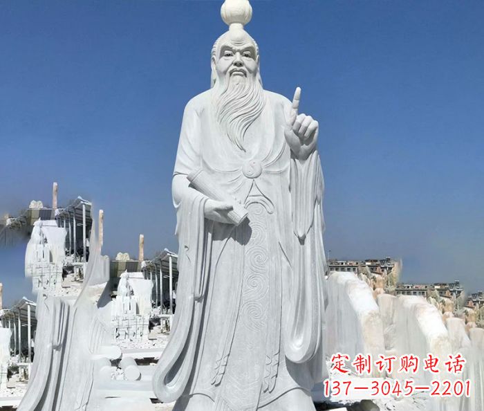 湖南中国春秋时代思想家老子石雕