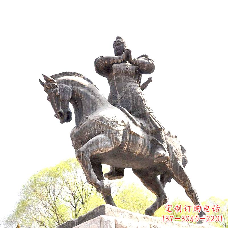 湖南中国历史名人民族英雄霍去病铜雕塑