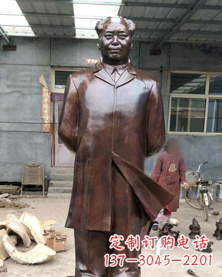 湖南中国伟人毛泽东铜像