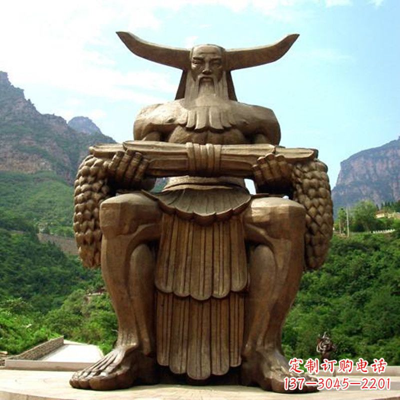 湖南中华民族人文初祖五榖神农大帝大型景观雕塑