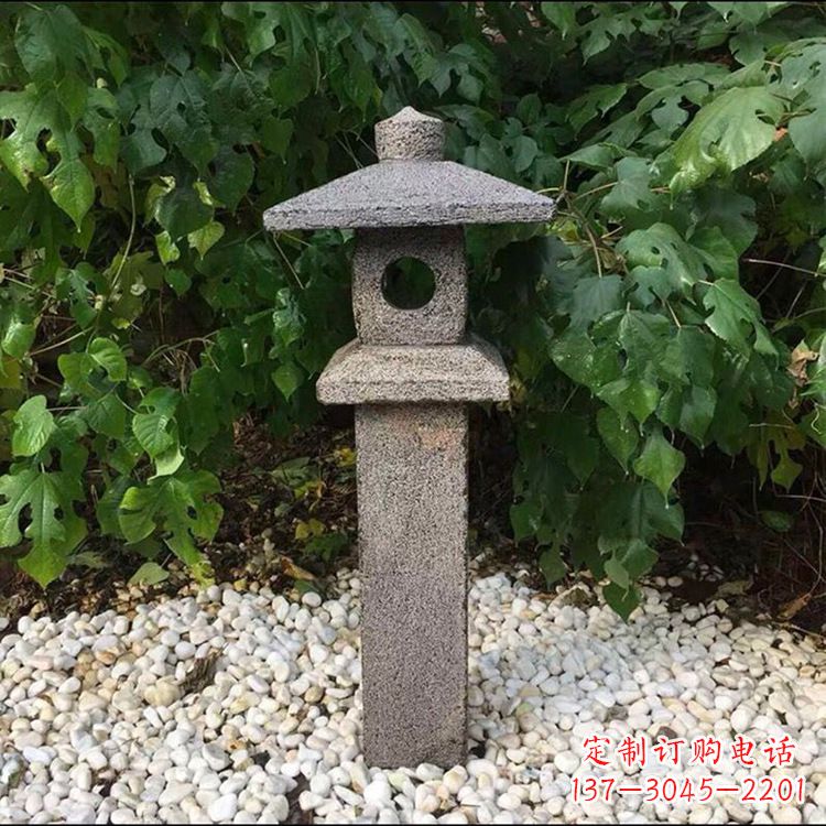 湖南中式复古园林石灯