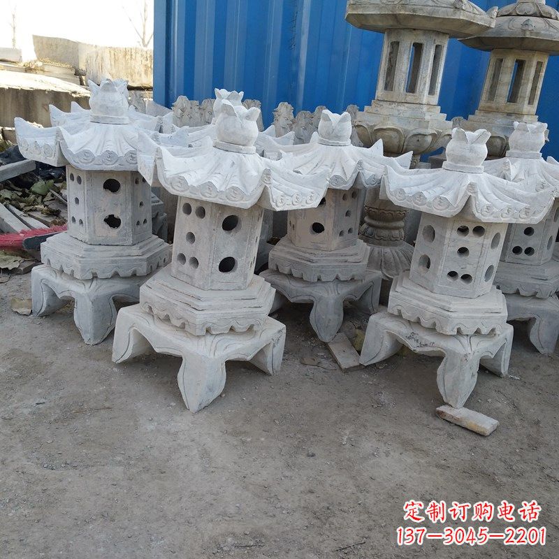 湖南中式古代石灯笼