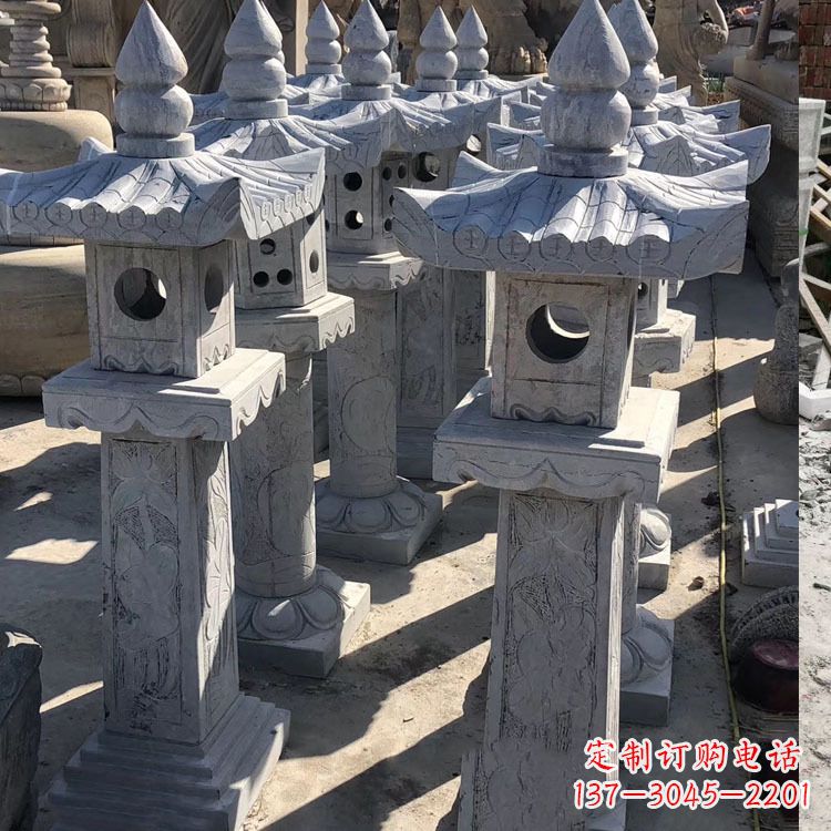 湖南中式汉代石雕灯笼