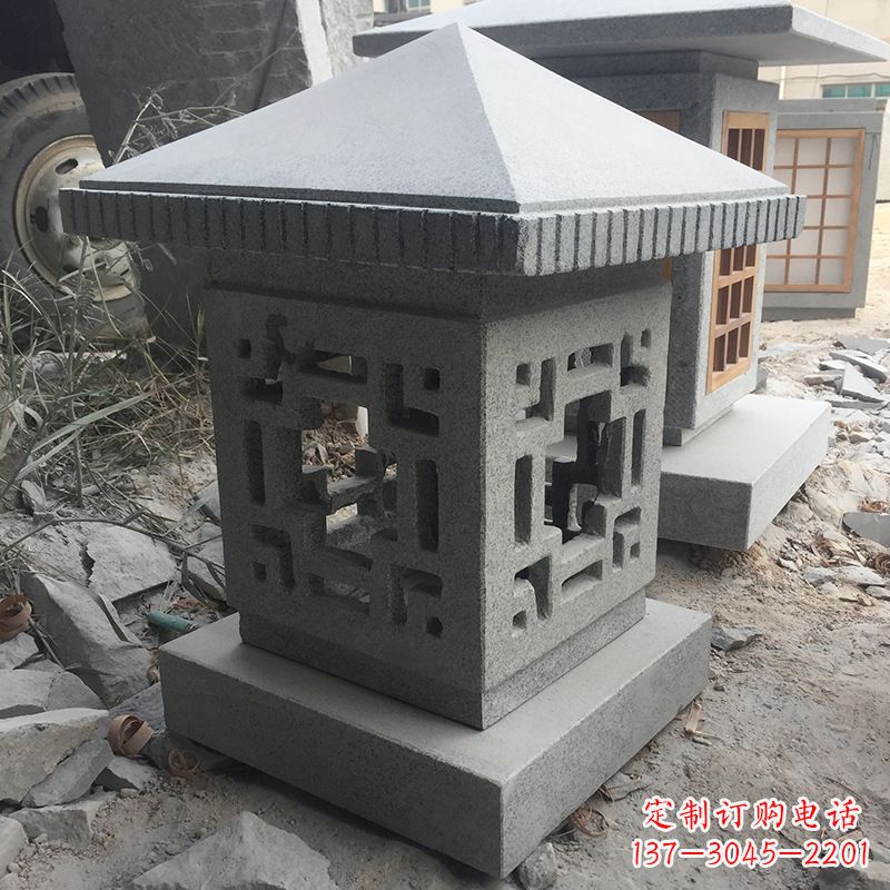 湖南中式现代石灯笼