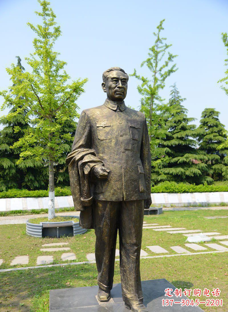 湖南周总理伟人铜雕