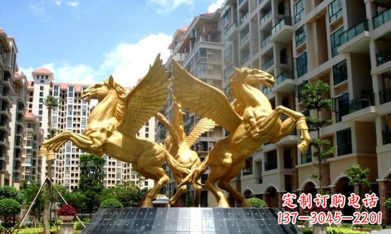 湖南铸铜飞马雕塑