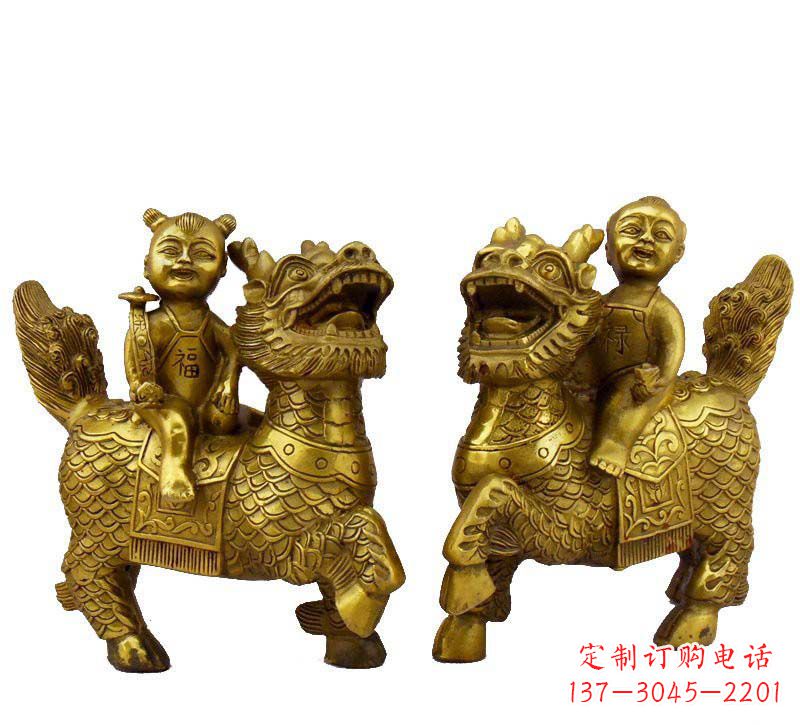 湖南铸铜福禄麒麟