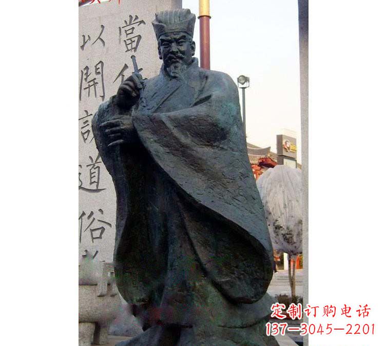 湖南铸铜古代名人颜真卿