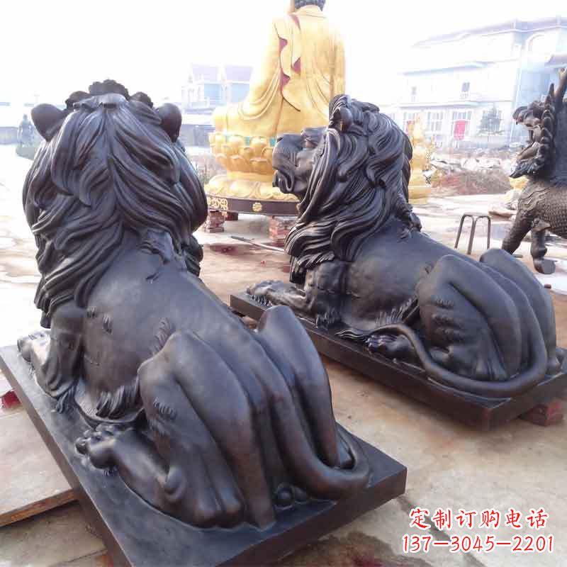 湖南铸铜汇丰狮子