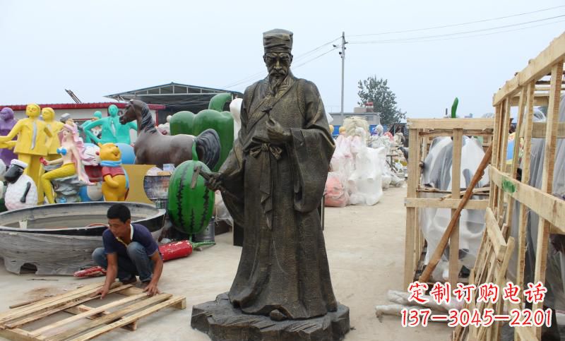 湖南铸铜李时珍雕塑