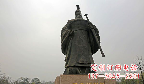 湖南铸铜刘邦雕塑