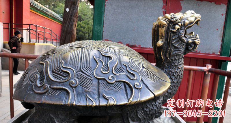 湖南铸铜龙龟神兽铜雕