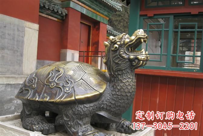 湖南铸铜龙龟雕塑