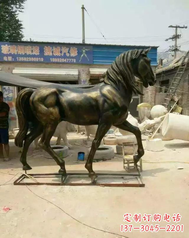 湖南铸铜马雕塑