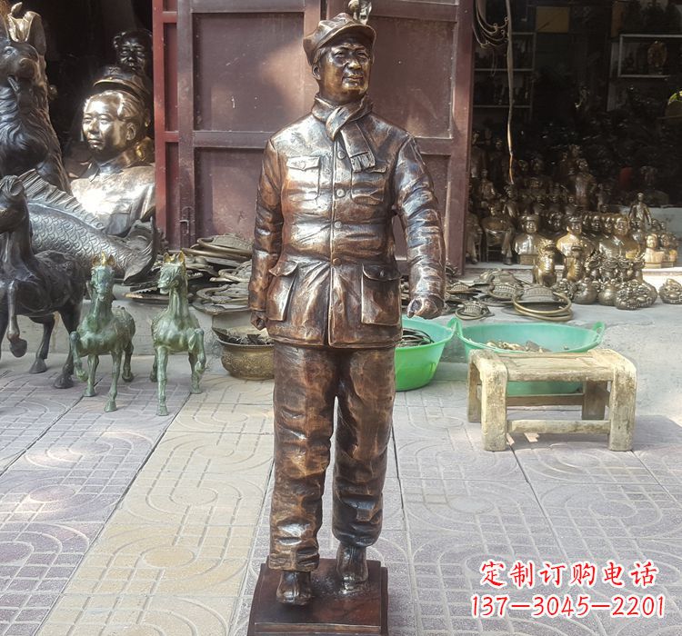 湖南铸铜青年时期毛主席