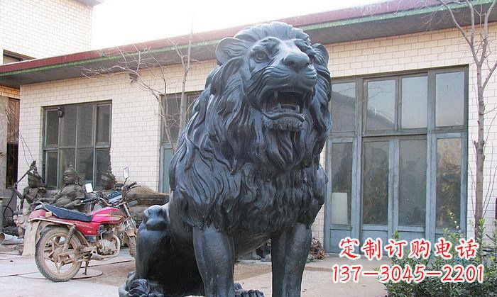 湖南铸铜狮子铜雕
