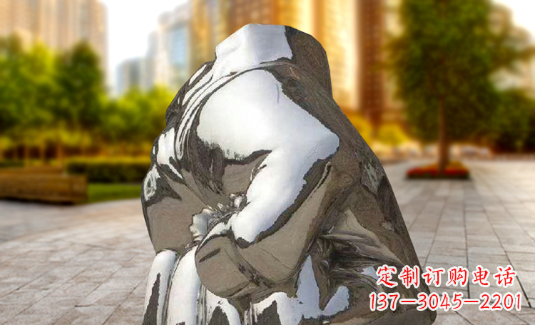 湖南不锈钢拳头广场景观雕塑
