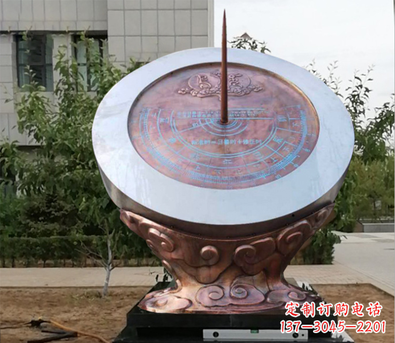湖南日晷雕塑不锈钢